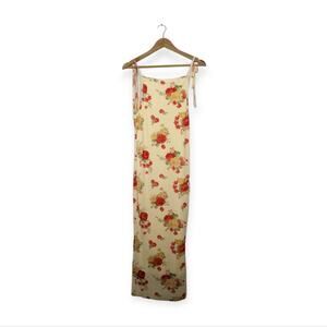 Danielle Bernstein We Wore What Boatneck Floral Maxi Dress Size M